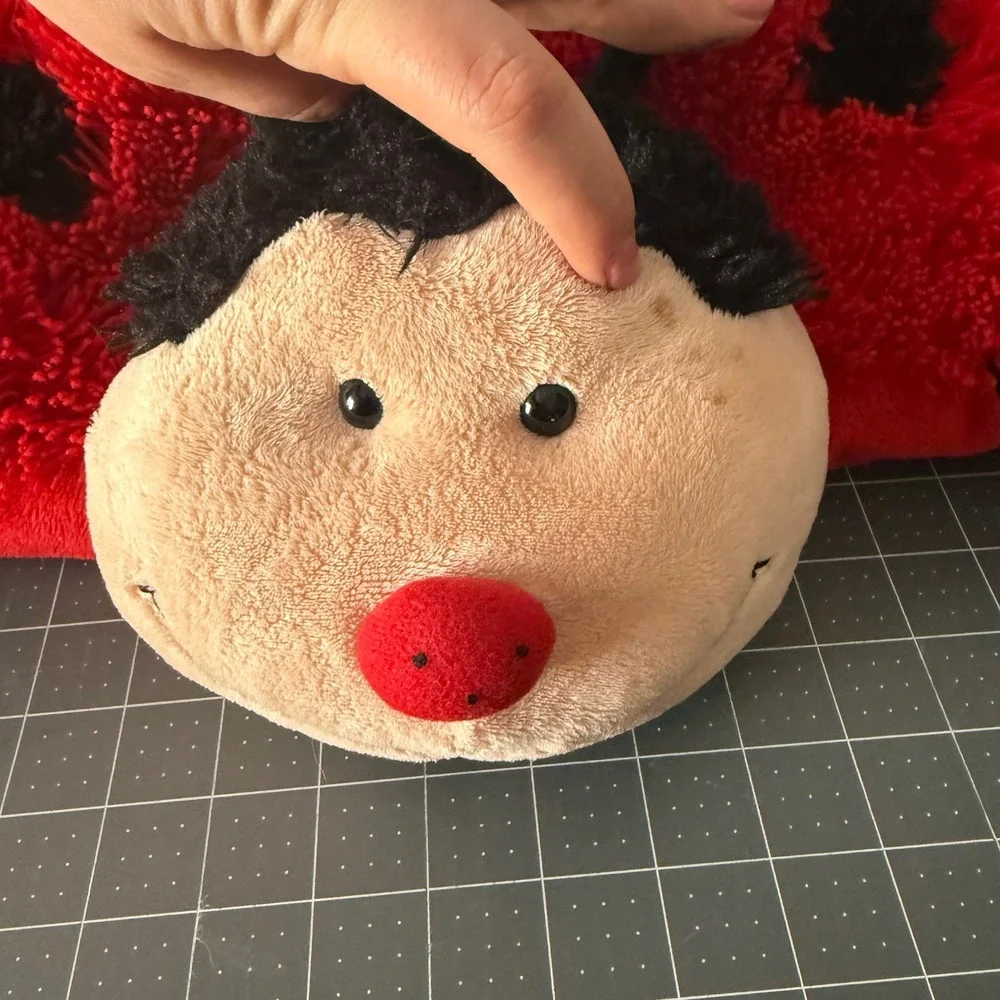 Retired Pillow Pets Ladybug Plush Folding 18